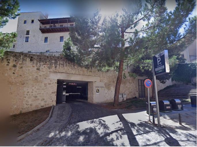Aurea Convento Capuchinos By Eurostars Hotel Company Segovia Exterior photo Entrance to the parking lot